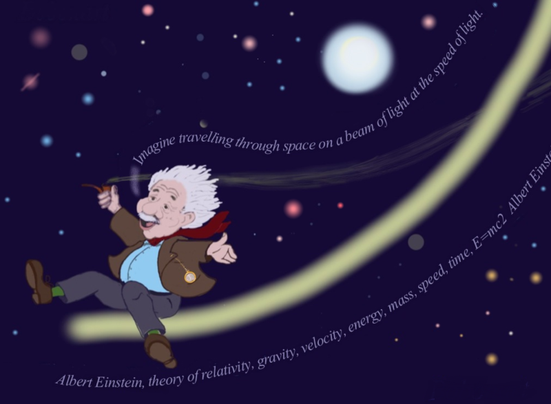 09s Einstein on a beam of light