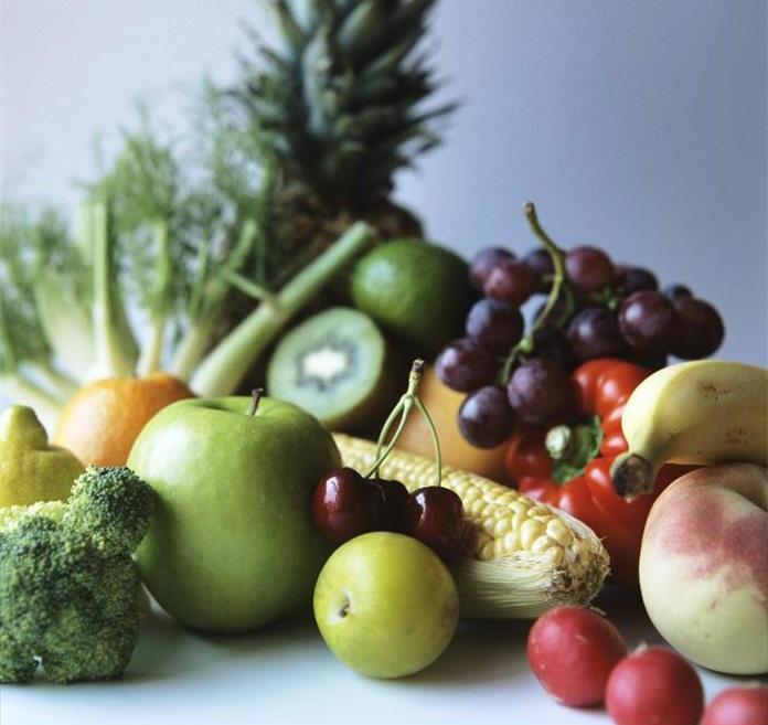 Fruit and vegetables.